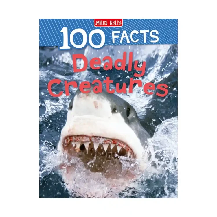 100 Facts Deadly Creatures paperback by Camilla de la Bedoyere ISBN 9781789892727 Miles Kelly Publishing Sri Lanka
