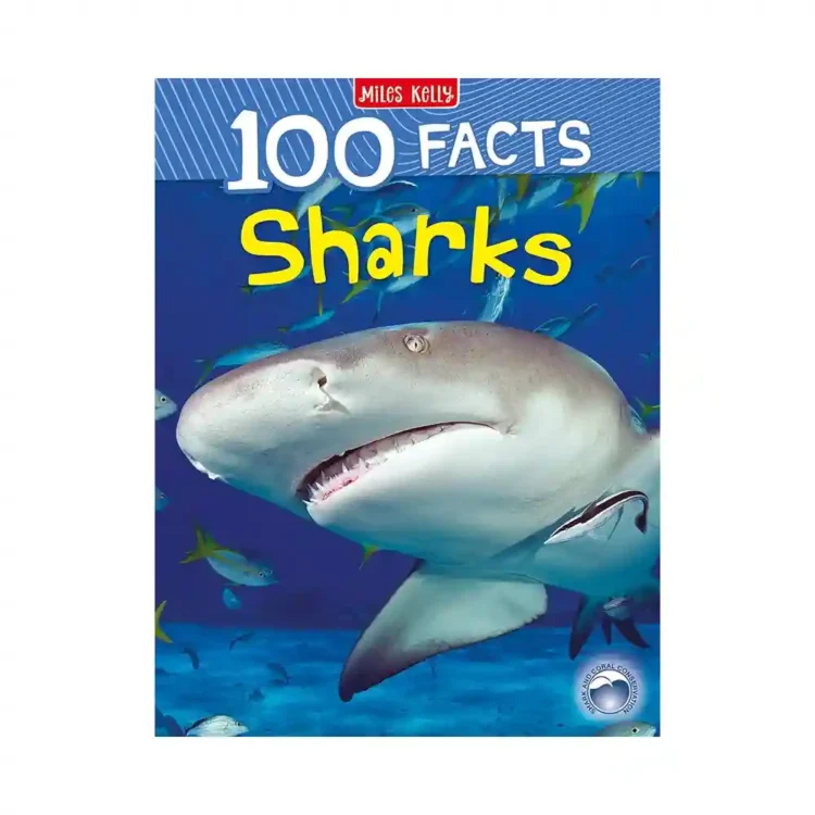 100 Facts Sharks paperback by Steve Parker ISBN 9781789893847 Miles Kelly Publishing Sri Lanka