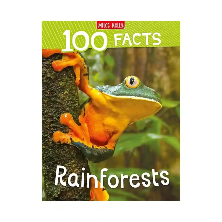 100 Facts Rainforests paperback by Camilla de la Bedoyere ISBN 9781789893908 Miles Kelly Publishing Sri Lanka