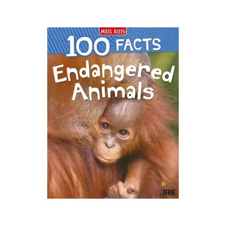 100 Facts Endangered Animals paperback by Steve Parker ISBN 9781789894851 Miles Kelly Publishing Sri Lanka