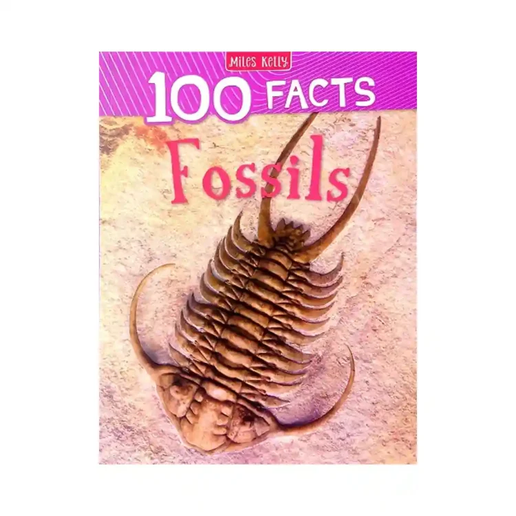 100 Facts Fossils paperback by Steve Parker ISBN 9781789894899 Miles Kelly Publishing Sri Lanka