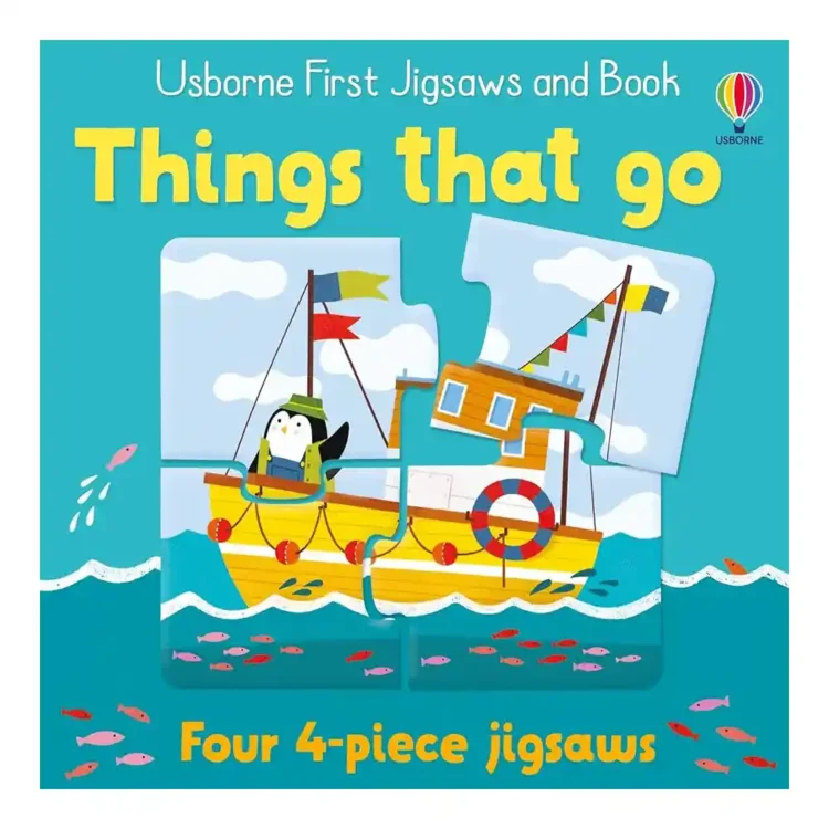 Usborne First Jigsaws and Book: Things that Go