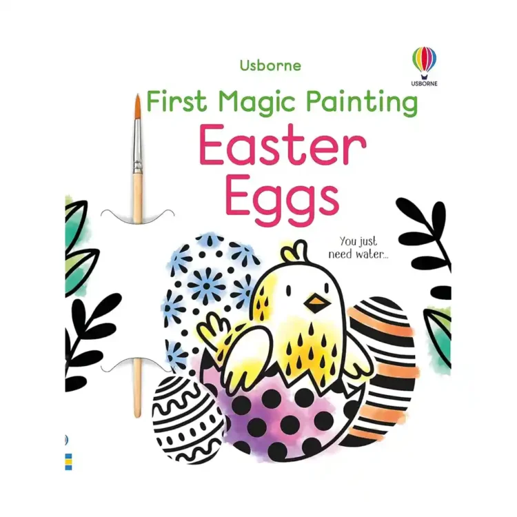 First Magic Painting Easter Eggs