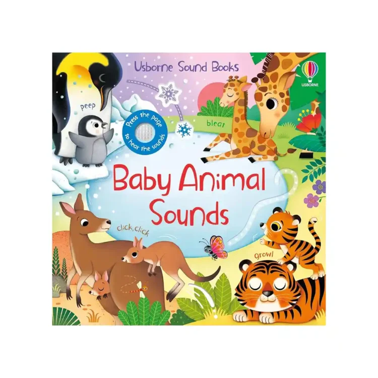 Baby Animal Sounds board book by Sam Taplin ISBN 9781803700977 Usborne Publishing Sri Lanka