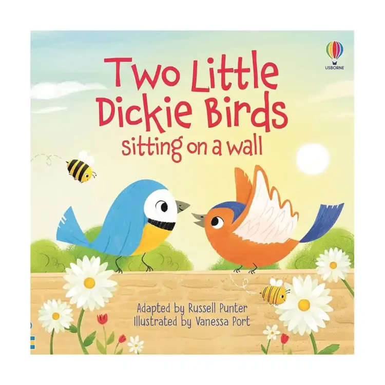 Two Little Dickie Birds sitting on a wall