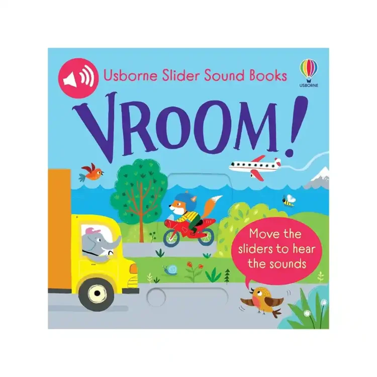 Slider Sound Books Vroom board book by Sam Taplin ISBN 9781803707358 Usborne Publishing Sri Lanka