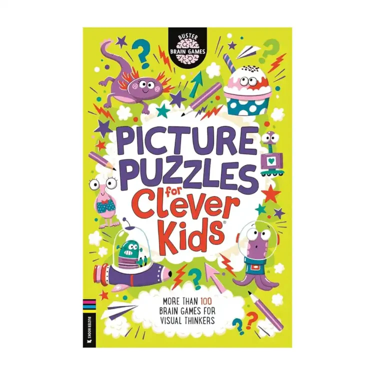 Picture Puzzles for Clever Kids paperback by Dr Gareth Moore ISBN 9781916763050 Buster Books Michael O'Mara Books Sri Lanka