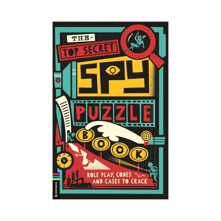 The Top Secret Spy Puzzle Book paperback by Dr Gareth Moore ISBN 9781916763173 Buster Books Michael O'Mara Books Sri Lanka