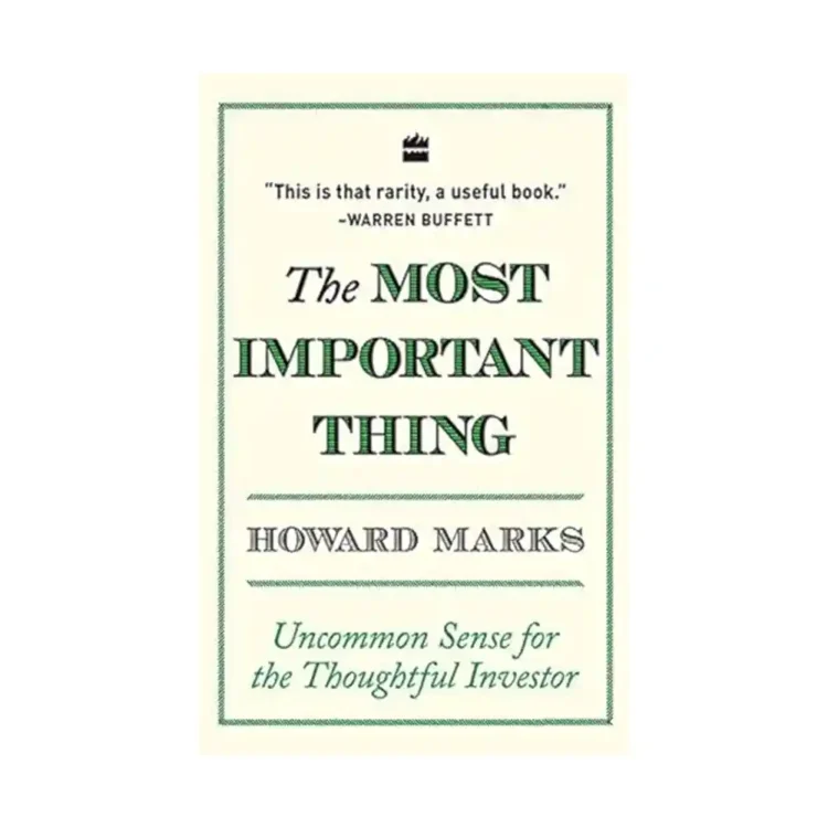 The Most Important Thing paperback by Howard Marks ISBN 9789353022792 HarperCollins Publishers India Sri Lanka