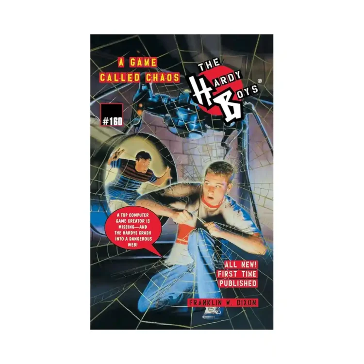 A Game Called Chaos Paperback by Franklin W. Dixon ISBN 9780671038700 Hardy Boys mystery book Sri Lanka