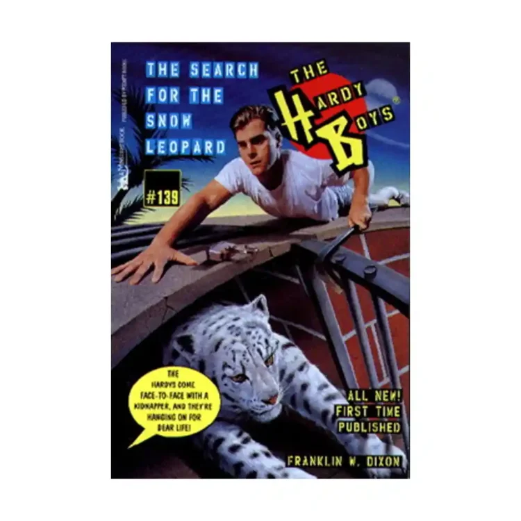 The Search for the Snow Leopard Paperback by Franklin W. Dixon ISBN 9780671505257 Hardy Boys mystery book Sri Lanka