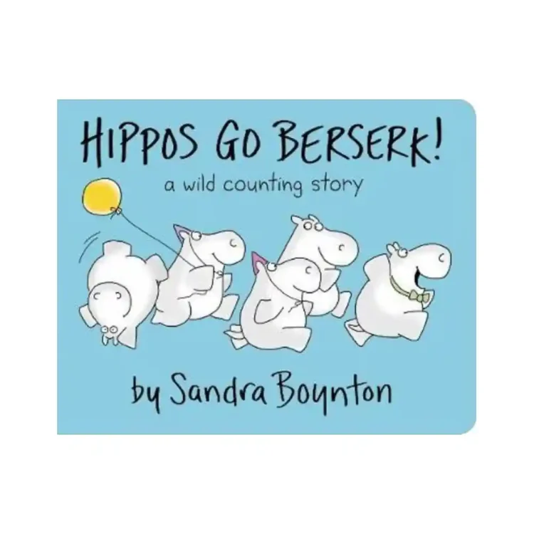 Hippos Go Berserk Board Book by Sandra Boynton ISBN 9780689834998 counting children’s book Sri Lanka