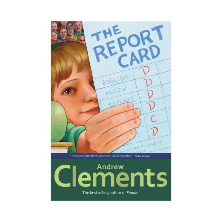 The Report Card Paperback by Andrew Clements ISBN 9780689845246 children’s school story book Sri Lanka