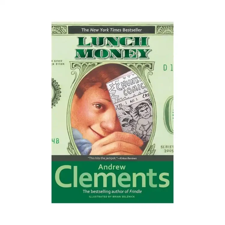 Lunch Money Paperback by Andrew Clements ISBN 9780689866852 children’s school and business story book Sri Lanka