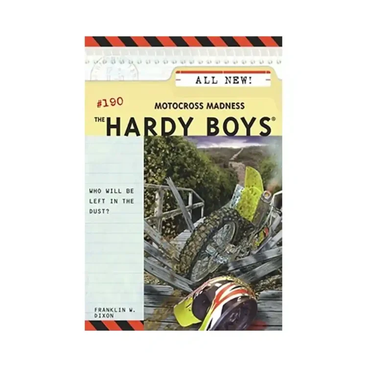 Motocross Madness Paperback by Franklin W. Dixon ISBN 9780689873652 Hardy Boys mystery book Sri Lanka