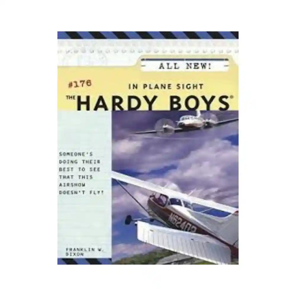 In Plane Sight Paperback by Franklin W. Dixon ISBN 9780743437608 Hardy Boys mystery book Sri Lanka