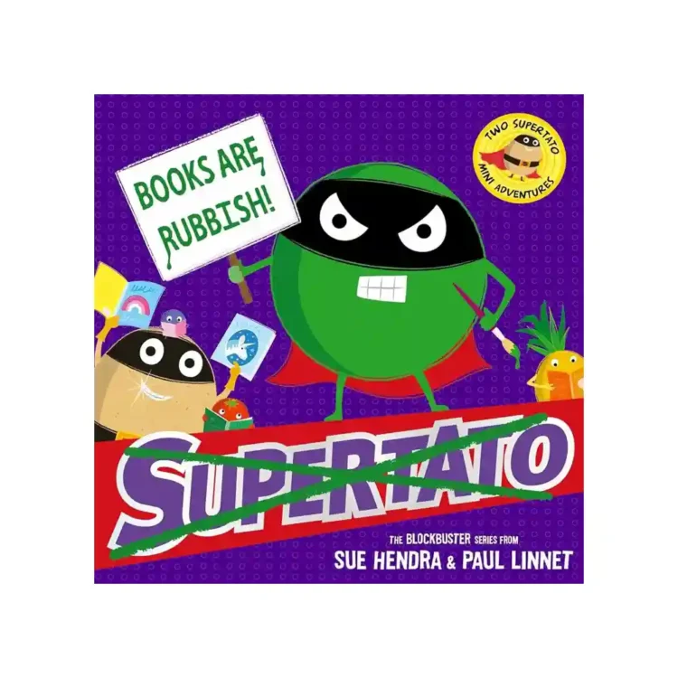 Books are Rubbish Two Supertato Mini Adventures Paperback by Sue Hendra and Paul Linnet ISBN 9781398538108 Simon and Schuster Children’s UK Sri Lanka