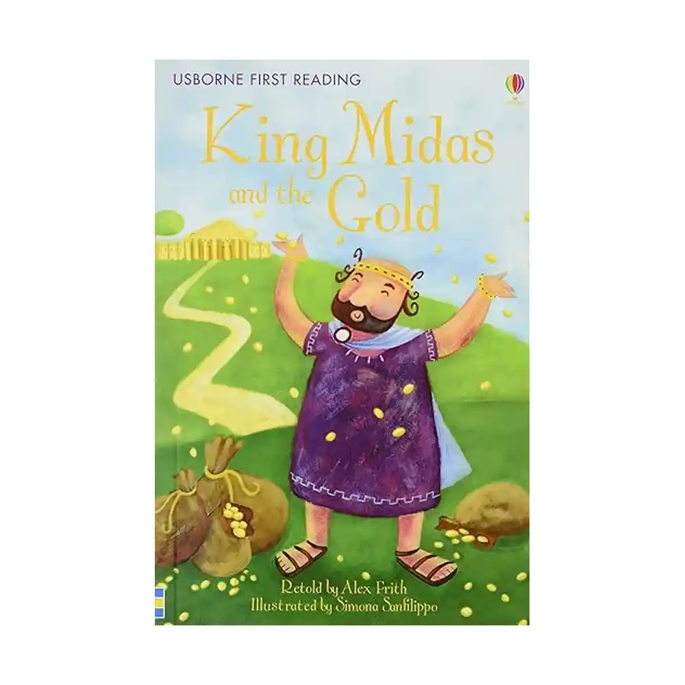 King Midas and The Gold Paperback by Alex Frith ISBN 9781409501084 Usborne First Reading Level 1 children book Sri Lanka