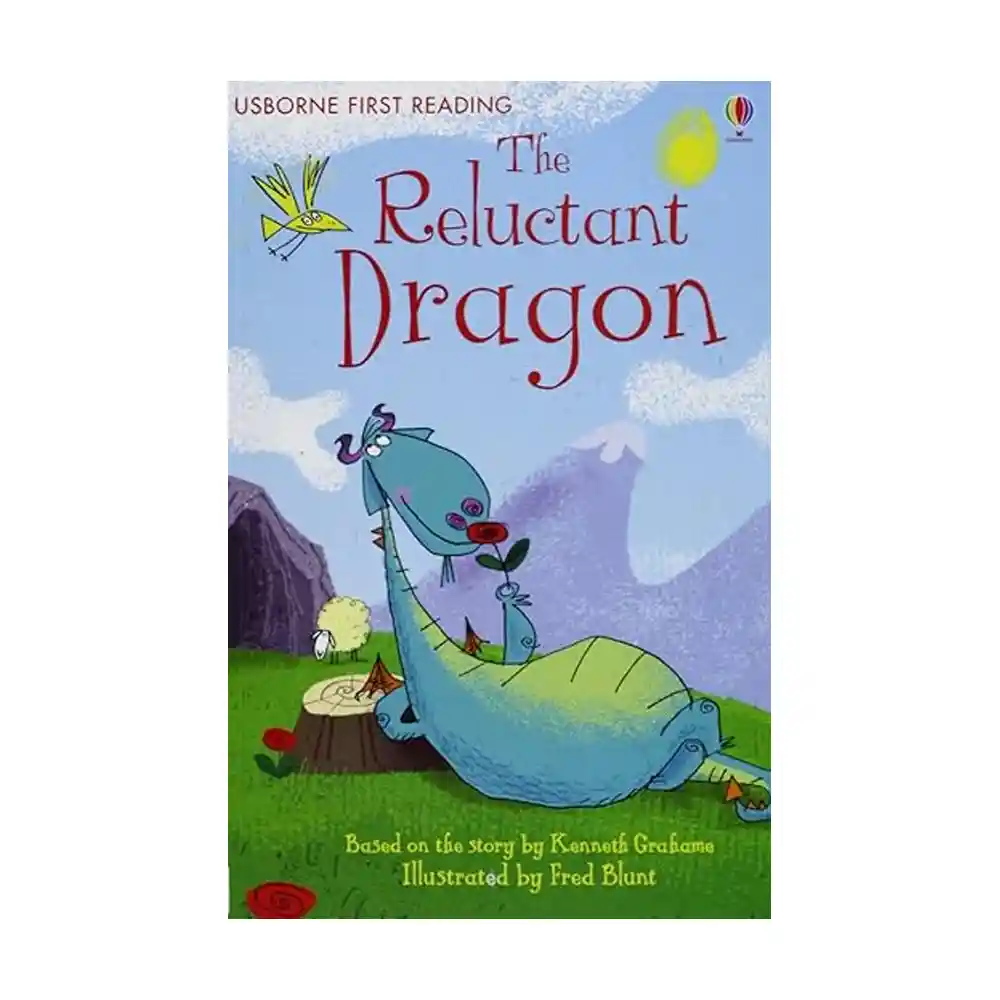 The Reluctant Dragon Level 4 Paperback by Kenneth Grahame ISBN 9781409506867 Usborne First Reading children book Sri Lanka