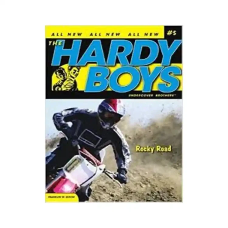 Rocky Road Paperback by Franklin W. Dixon ISBN 9781416900061 Hardy Boys Undercover Brothers mystery book Sri Lanka