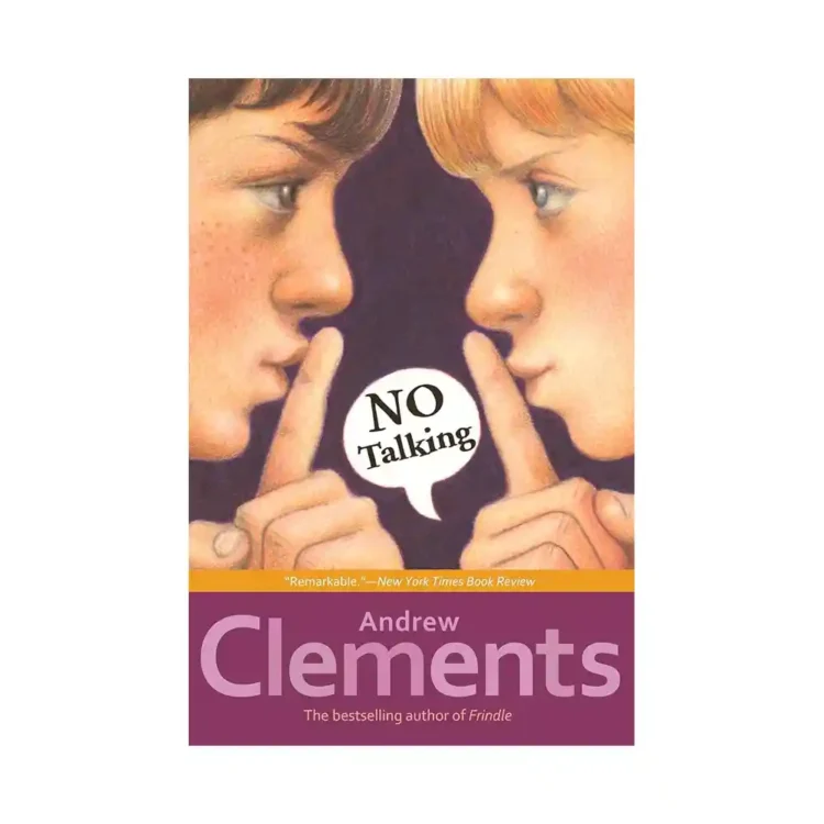 No Talking Paperback by Andrew Clements ISBN 9781416909842 children’s school story book Sri Lanka