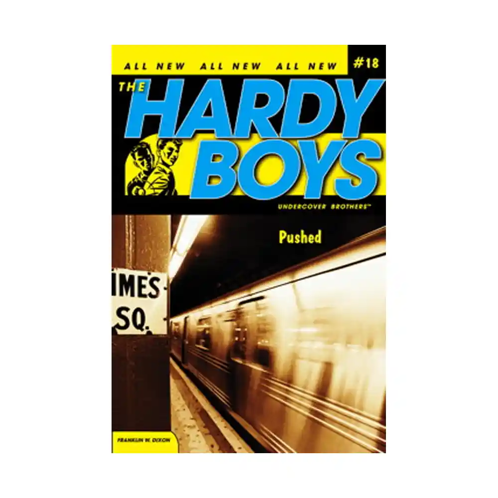 Pushed Paperback by Franklin W. Dixon ISBN 9781416948025 Hardy Boys Undercover Brothers mystery book Sri Lanka