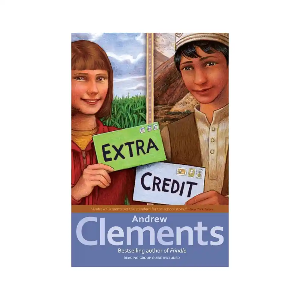 Extra Credit Paperback by Andrew Clements ISBN 9781416949312 children’s school story book Sri Lanka