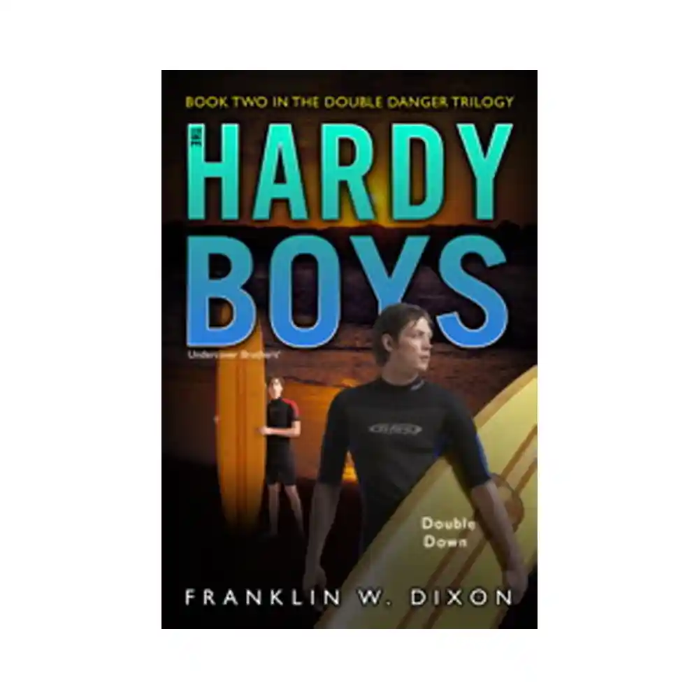 Double Down Paperback by Franklin W. Dixon ISBN 9781416974468 Hardy Boys Undercover Brothers mystery book Sri Lanka