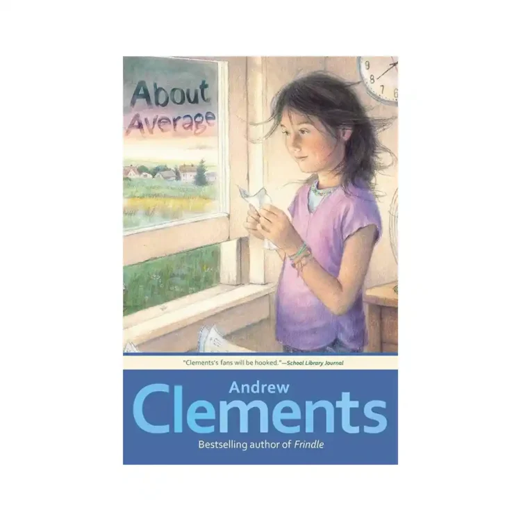 About Average Paperback by Andrew Clements ISBN 9781416997252 children’s school and confidence story book Sri Lanka
