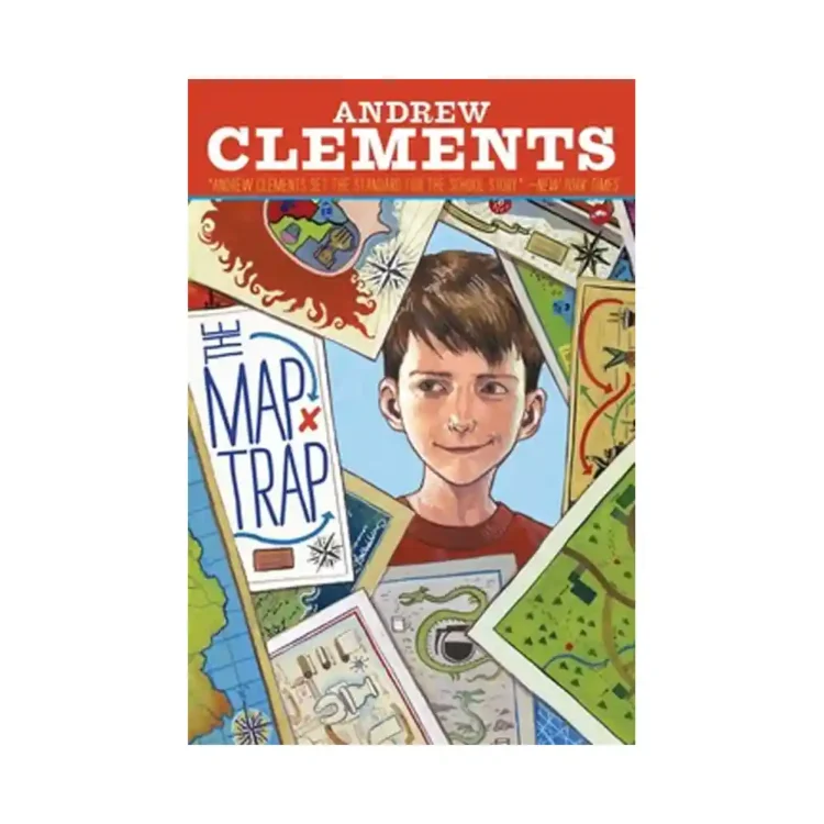The Map Trap Paperback by Andrew Clements ISBN 9781416997283 children’s school mystery book Sri Lanka