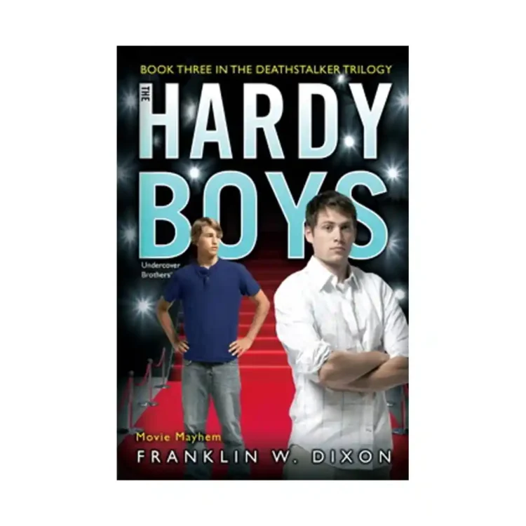 Movie Mayhem Paperback by Franklin W. Dixon ISBN 9781442402607 Hardy Boys Undercover Brothers mystery book Sri Lanka