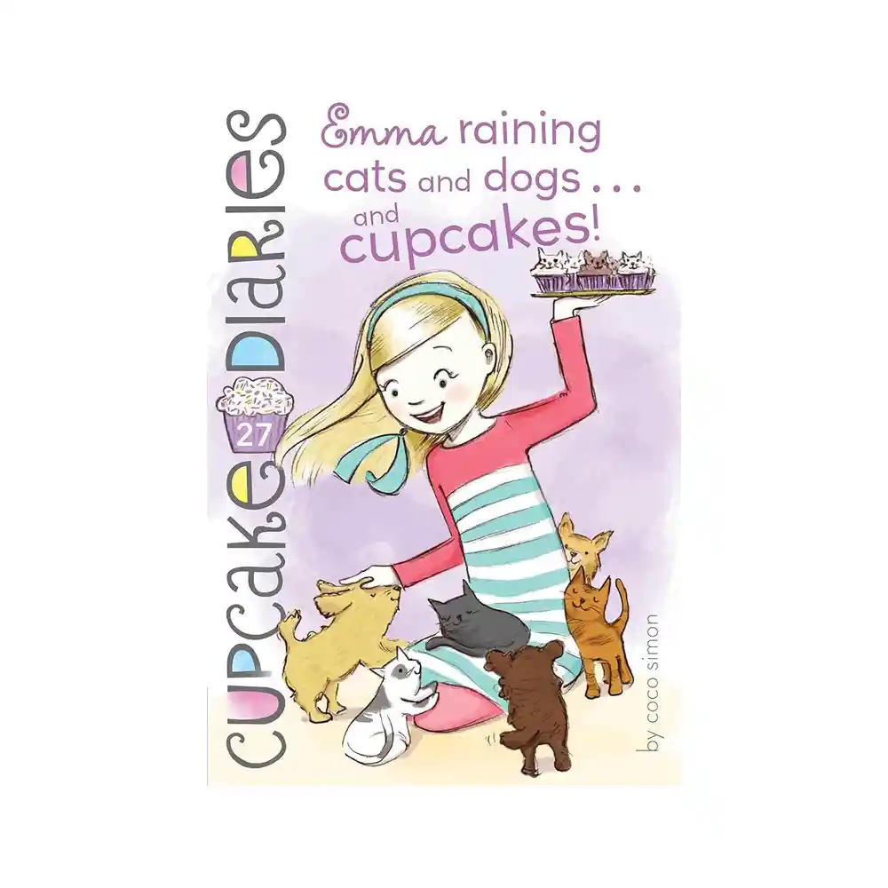 Emma Raining Cats and Dogs and Cupcakes Paperback by Coco Simon ISBN 9781481455244 Cupcake Diaries children’s book Sri Lanka
