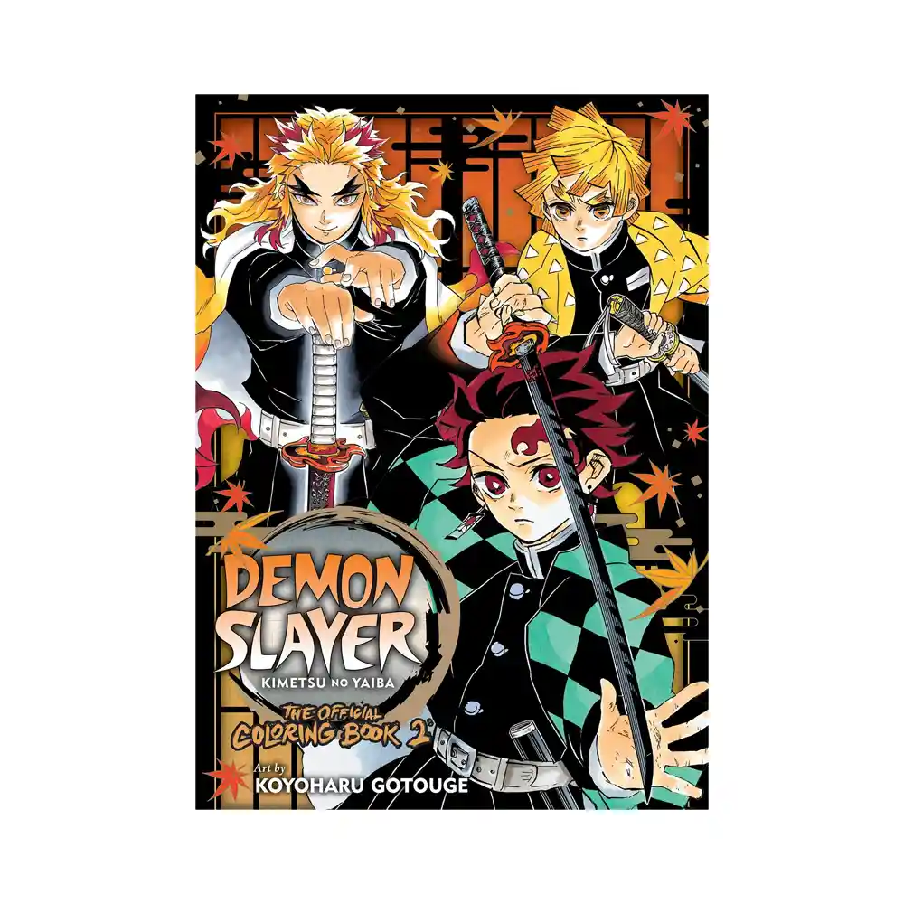 Demon Slayer Kimetsu no Yaiba The Official Coloring Book 2 Paperback by Koyoharu Gotouge ISBN 9781974738977 VIZ Media Sri Lanka