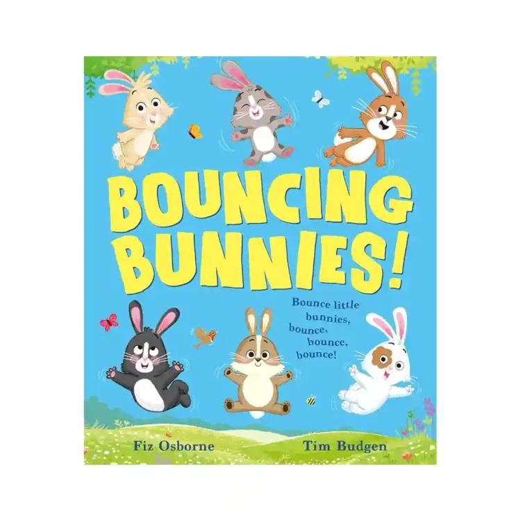 Bouncing Bunnies Paperback by Fiz Osborne and Tim Budgen ISBN 9781398535060 Simon and Schuster Children’s UK Sri Lanka