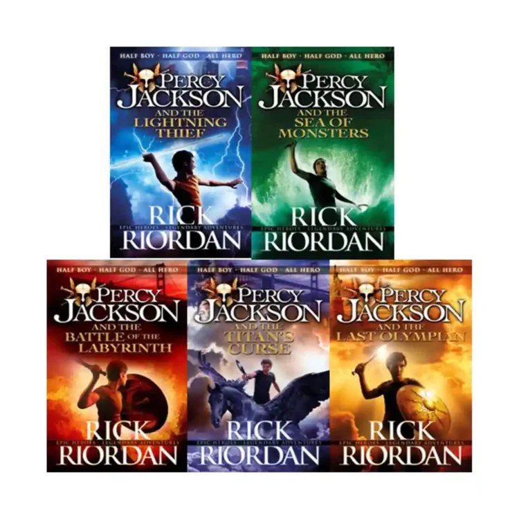 Percy Jackson Ultimate Collection 5 book set by Rick Riordan ISBN 9780141352022 Penguin Books fantasy series buy book online in Sri Lanka