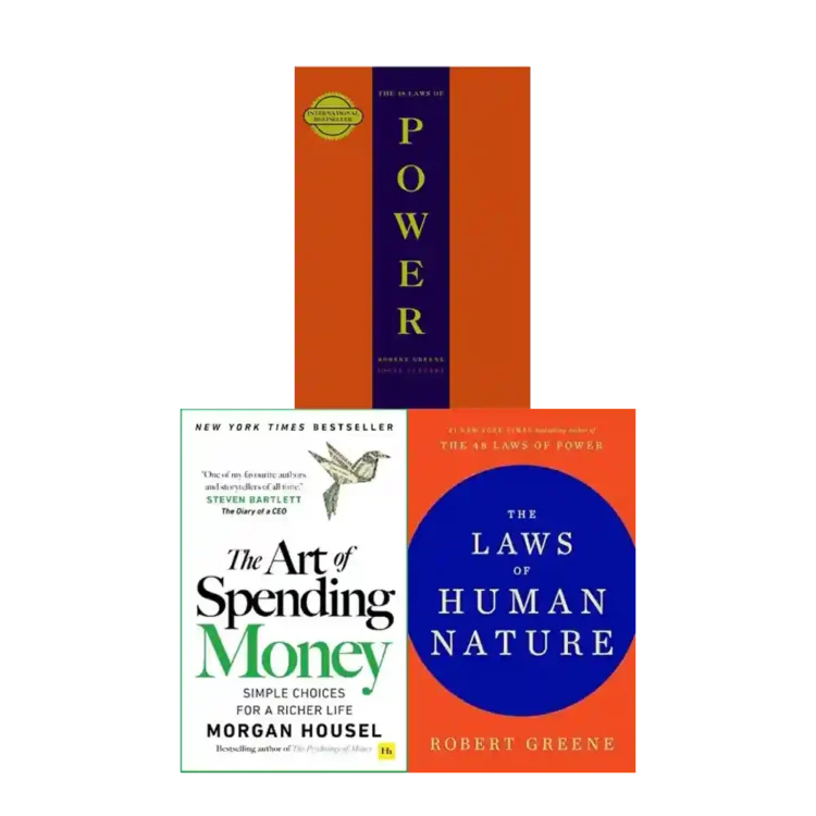 The Art of Spending Money The 48 Laws of Power and The Laws of Human Nature 3 Book Bundle Sri Lanka
