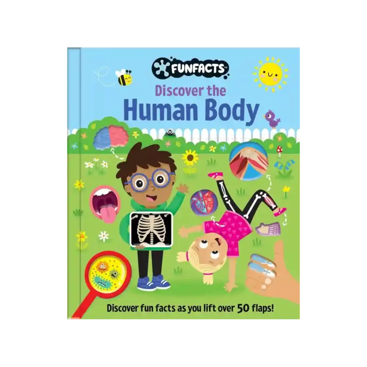 Image Alt Text FunFacts Lift the Flap Board Book Discover the Human Body by Jennie Bradley ISBN 9780655234159 Lake Press Sri Lanka