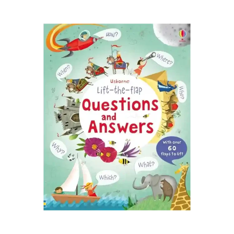 Lift-the-Flap Questions and Answers Board Book by Katie Daynes ISBN 9781409523338 Usborne Sri Lanka