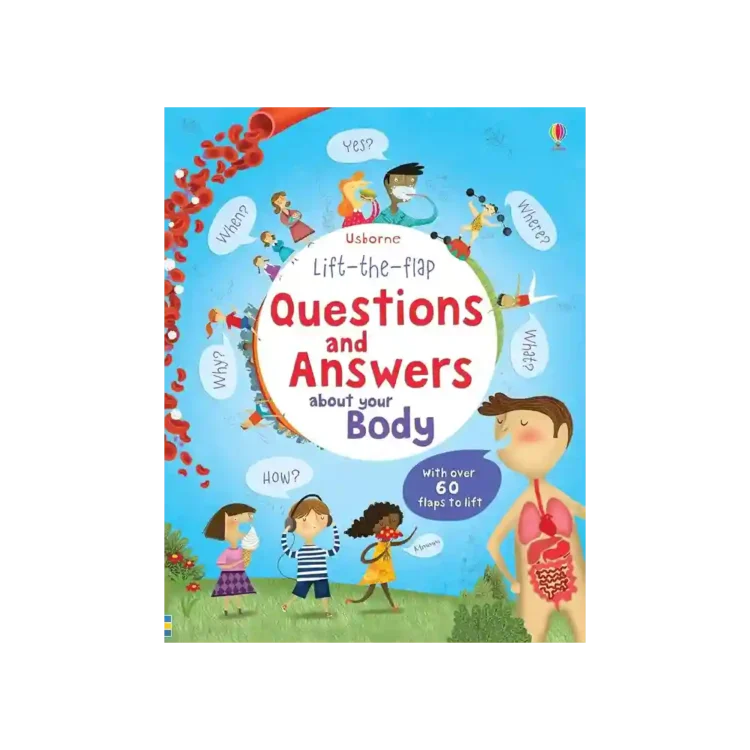 Lift-the-Flap Questions and Answers About Your Body Board Book by Katie Daynes ISBN 9781409562108 Usborne Sri Lanka