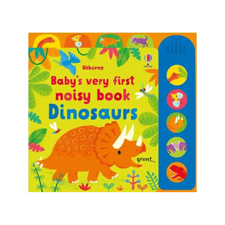 Baby’s Very First Noisy Book Dinosaurs Board Book by Fiona Watt ISBN 9781474999113 Usborne Sri Lanka
