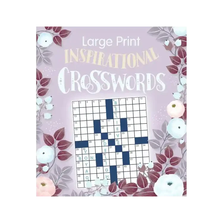 Large Print Inspirational Crosswords Paperback ISBN 9781645170655 Thunder Bay Press Sri Lanka