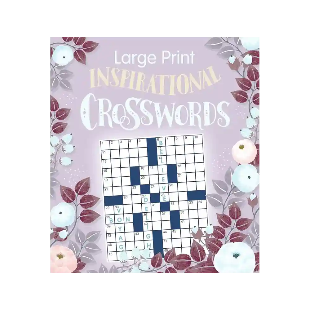 Large Print Inspirational Crosswords Paperback ISBN 9781645170655 Thunder Bay Press Sri Lanka