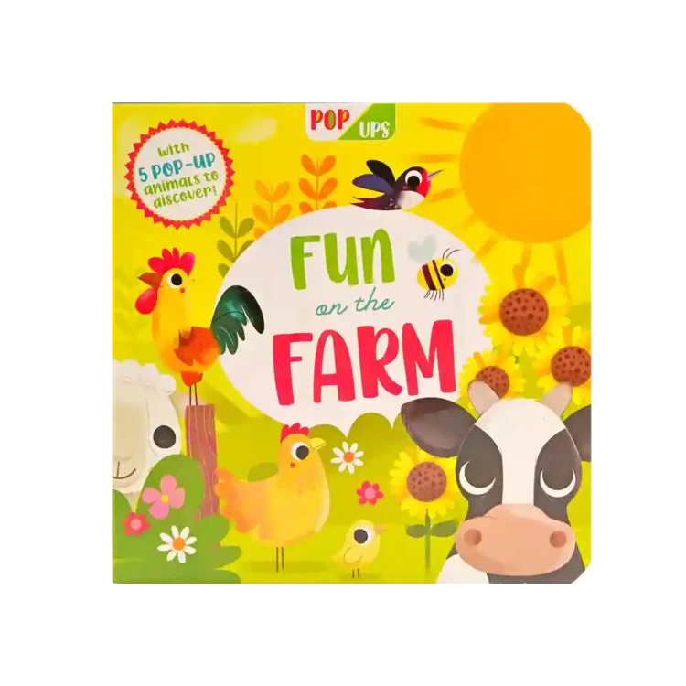 Fun on the Farm Pop Up Board Book by Rebecca Weerasekera ISBN 9781645179627 Silver Dolphin Books Sri Lanka