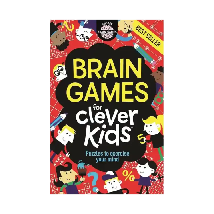 Brain Games For Clever Kids Paperback by Dr Gareth Moore ISBN 9781780552491 Buster Books Sri Lanka