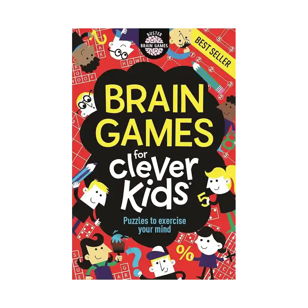 Brain Games For Clever Kids Paperback by Dr Gareth Moore ISBN 9781780552491 Buster Books Sri Lanka