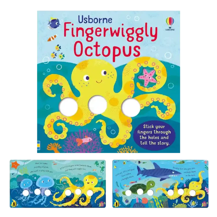 Fingerwiggly Octopus Board Book by Felicity Brooks ISBN 9781803702841 Usborne Sri Lanka