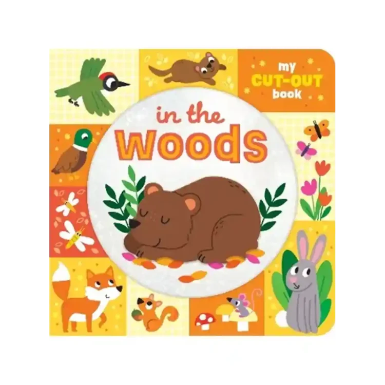 In the Woods My Cut-Out Book Board Book by Courteney Emmerson-Hicks ISBN 9781835093917 North Parade Publishing Sri Lanka