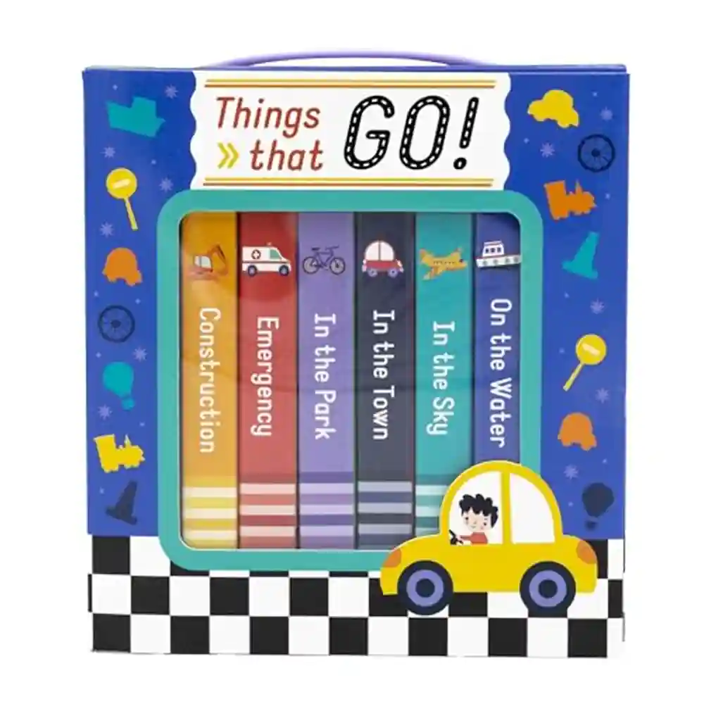 Things That Go Box Set of 6 Mini Board Books ISBN 9781835095904 North Parade Publishing Sri Lanka