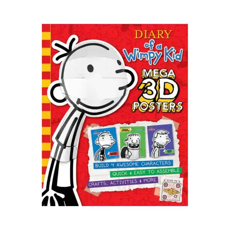 Diary of a Wimpy Kid Pop Heads 3D Crafts Paperback ISBN 9781835440056 Igloo Books Sri Lanka
