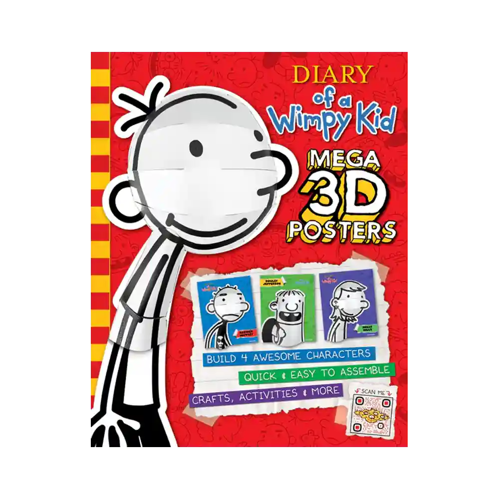 Diary of a Wimpy Kid Pop Heads 3D Crafts Paperback ISBN 9781835440056 Igloo Books Sri Lanka